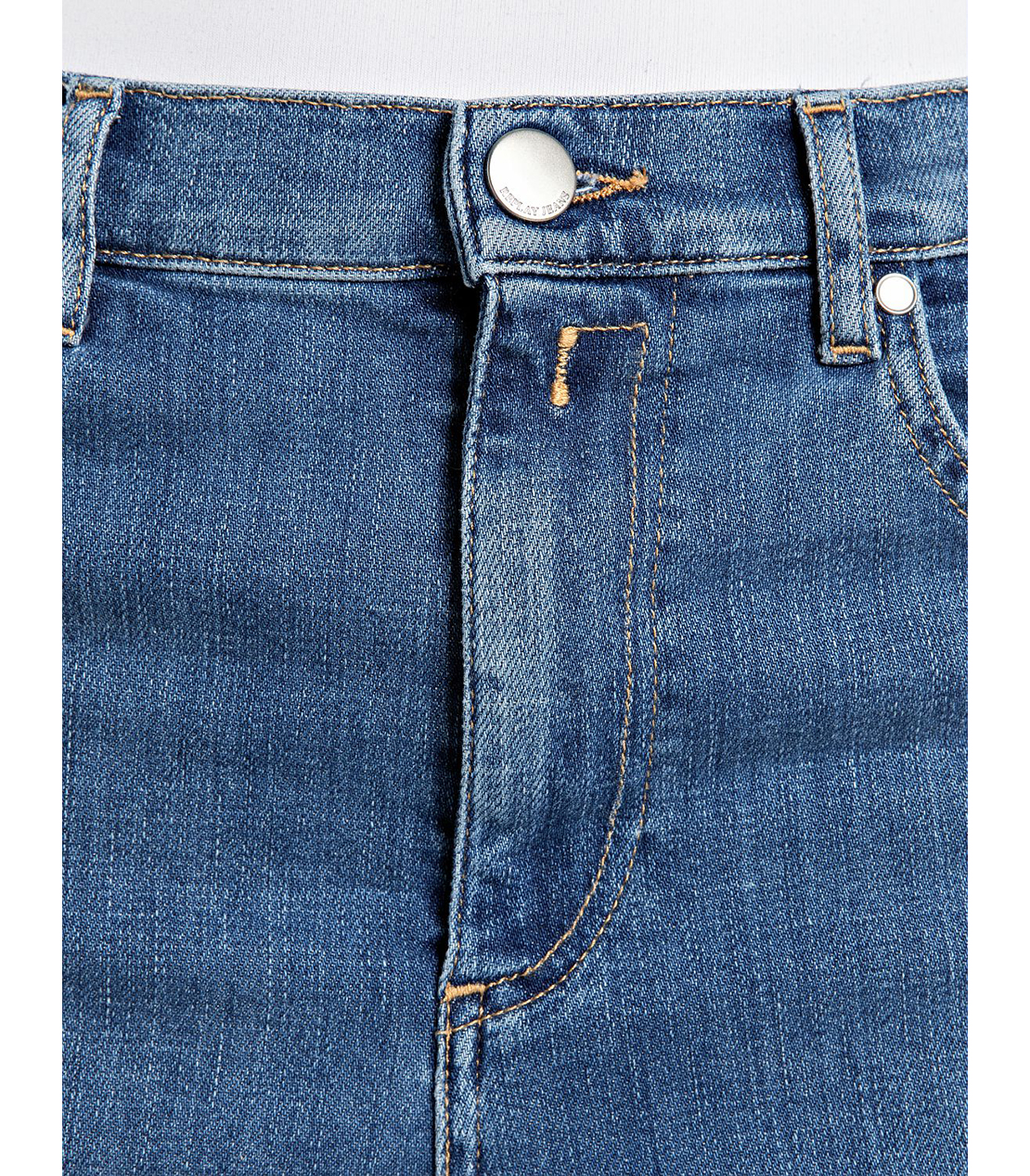 リラックスストレートMELJA コンフォートブルーデニム 詳細画像 ブルー 5